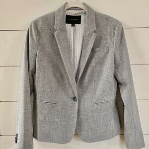 Banana Republic Classic Stretch Twill Fitted Blazer, SIZE 4 Petite.
